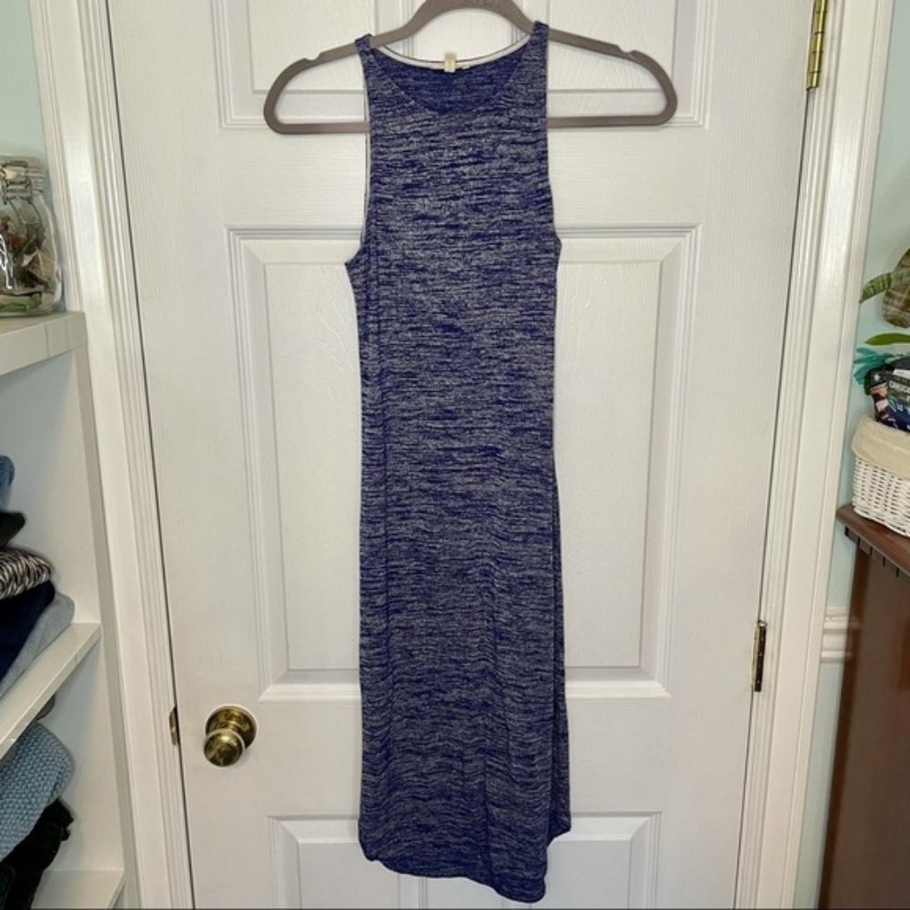 Aritzia Wilfred Free Chrissy Dress Cobalt Blue